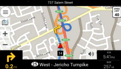 Navigation banner example screenshot