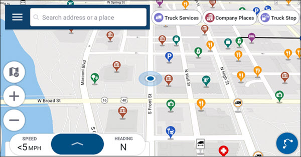 CoPilot 11 Home Screen