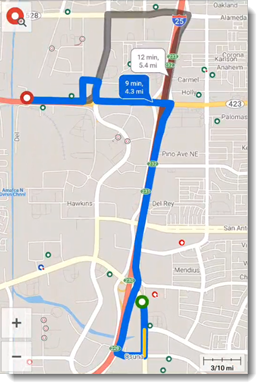 Routing example