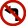 No Left Turn icon