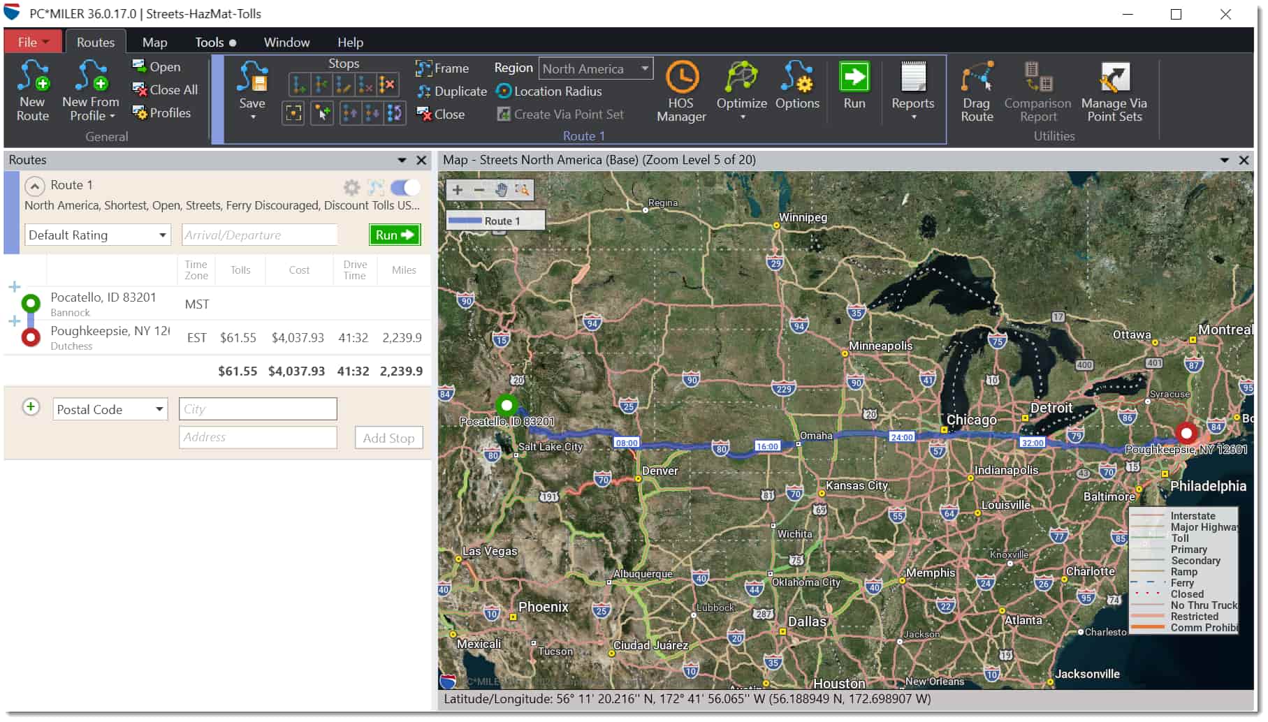 PC*Miler routing