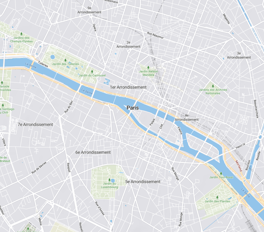 Paris Map