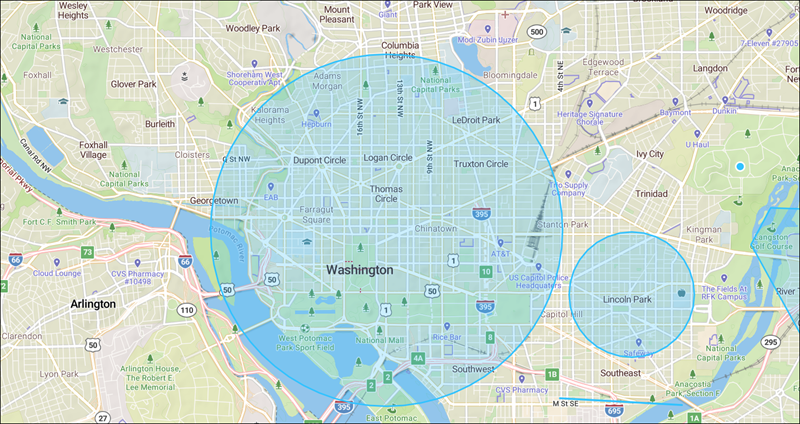 Draw circle tool