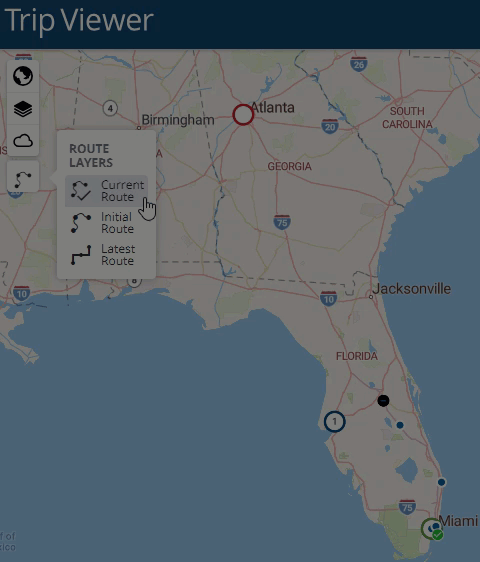 Trip viewer route path screenshot
